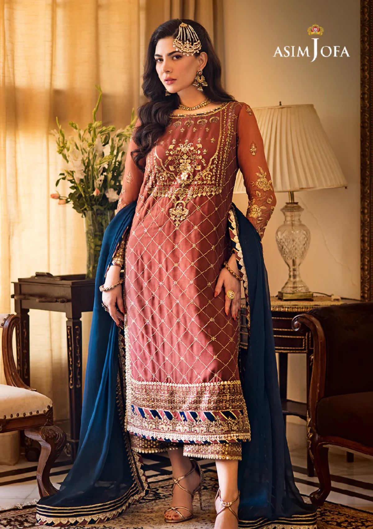 Formal Collection - Asim Jofa - Zari Sitara - AJZS#29 - Official Asim Jofa - Agha Fabrics UK