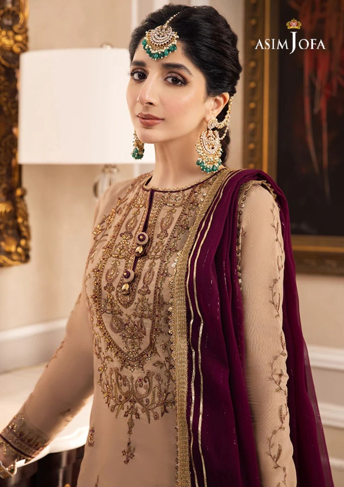 Formal Collection - Asim Jofa - Zari Sitara - AJZS#12 - Official Asim Jofa - Agha Fabrics UK