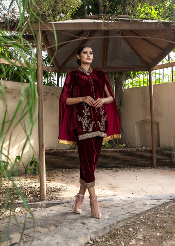Purple Haze | Velvet Formals | Maroon Velvet
