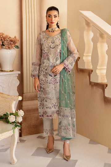 Ramsha | Minhal Organza Collection | M-1202
