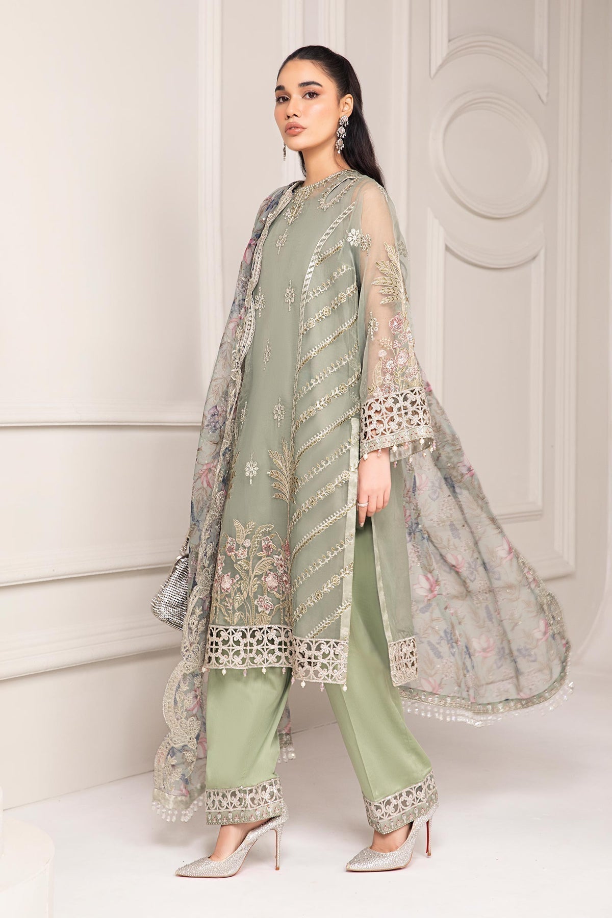 Maria B | Formal Wears | SF-EF24-12 -  Maria B Formal -  Agha Fabrics