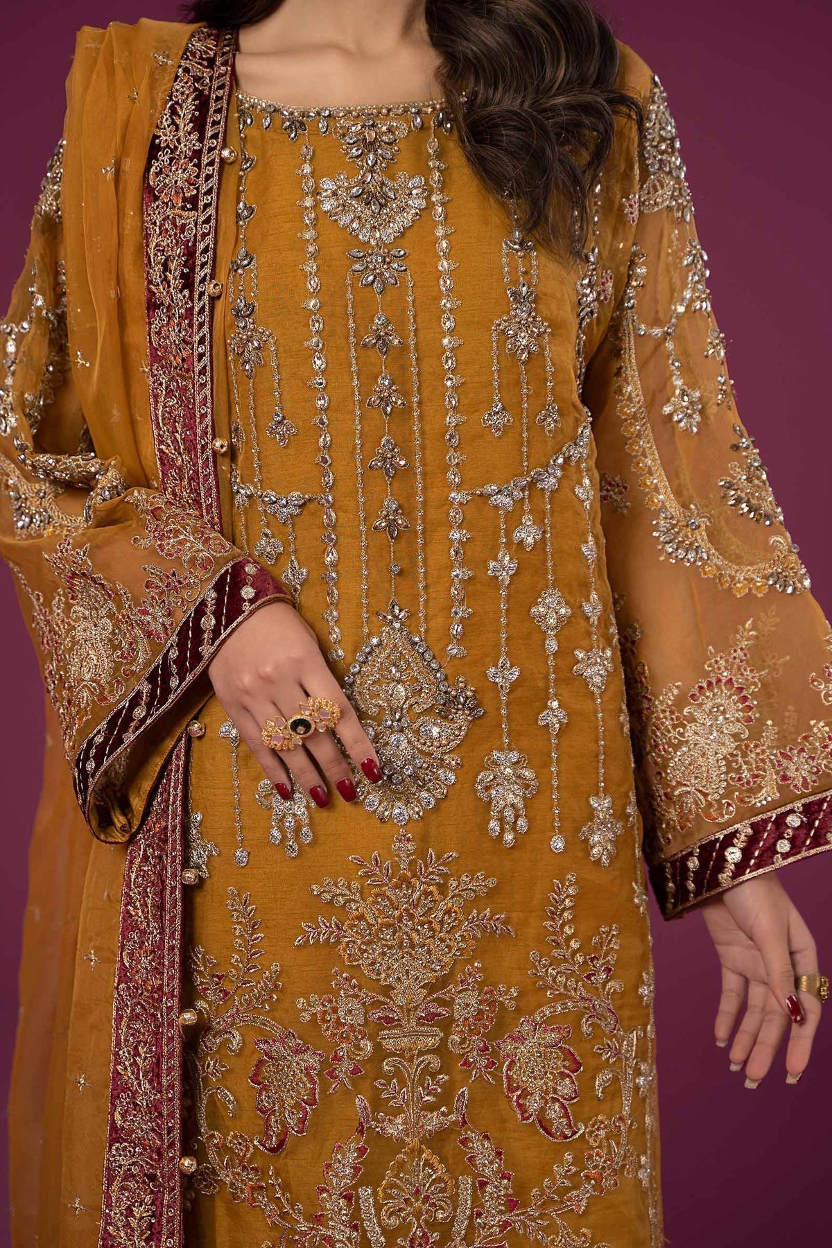 Maria B | Formal Wears | SF-EF24-45 -  Maria B Formal -  Agha Fabrics