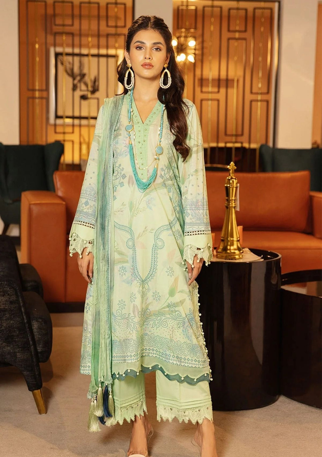Lawn Collection - Nureh - Signature Prints - SP#48 - Official Nureh - Agha Fabrics UK