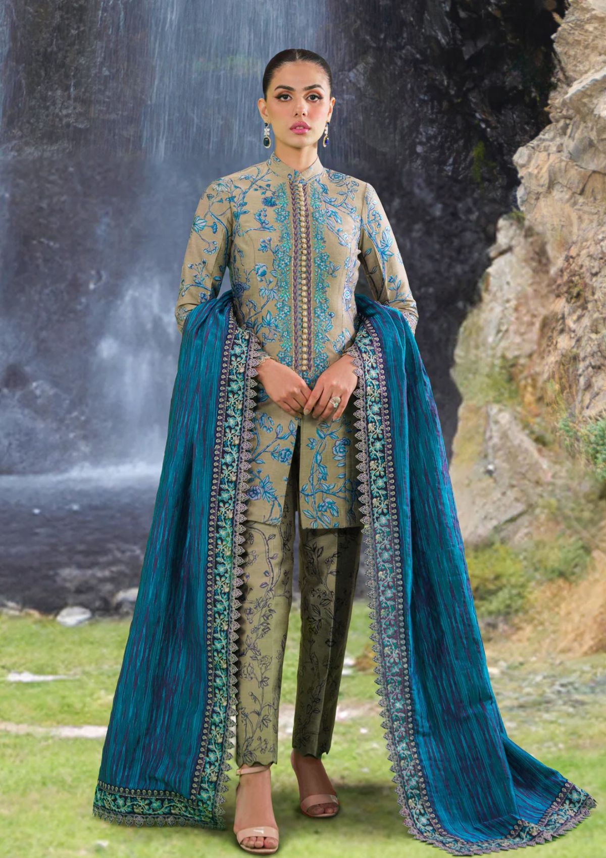 Winter Collection - Sable Vogue - Unstitched' 23 - D#02