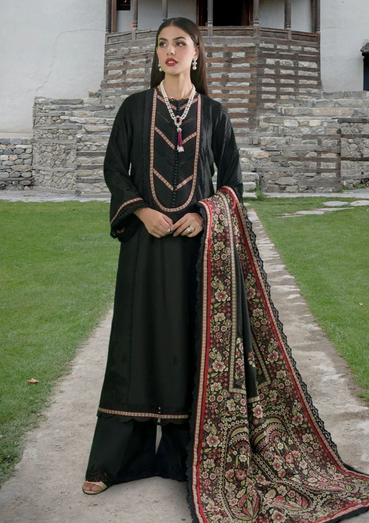 Winter Collection - Sable Vogue - Unstitched' 23 - D#07