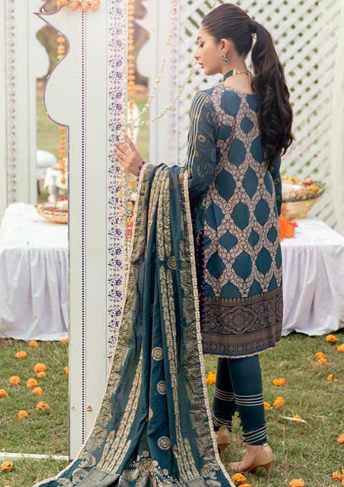 Summer Dress - Al Zohaib - Sunehri Sham - D#06