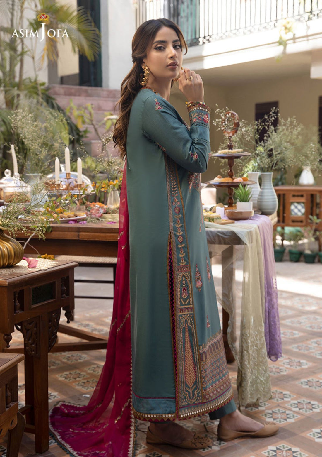 Lawn Collection - Asim Jofa - Zarq Barq - AJZB#6 - Official Asim Jofa - Agha Fabrics UK