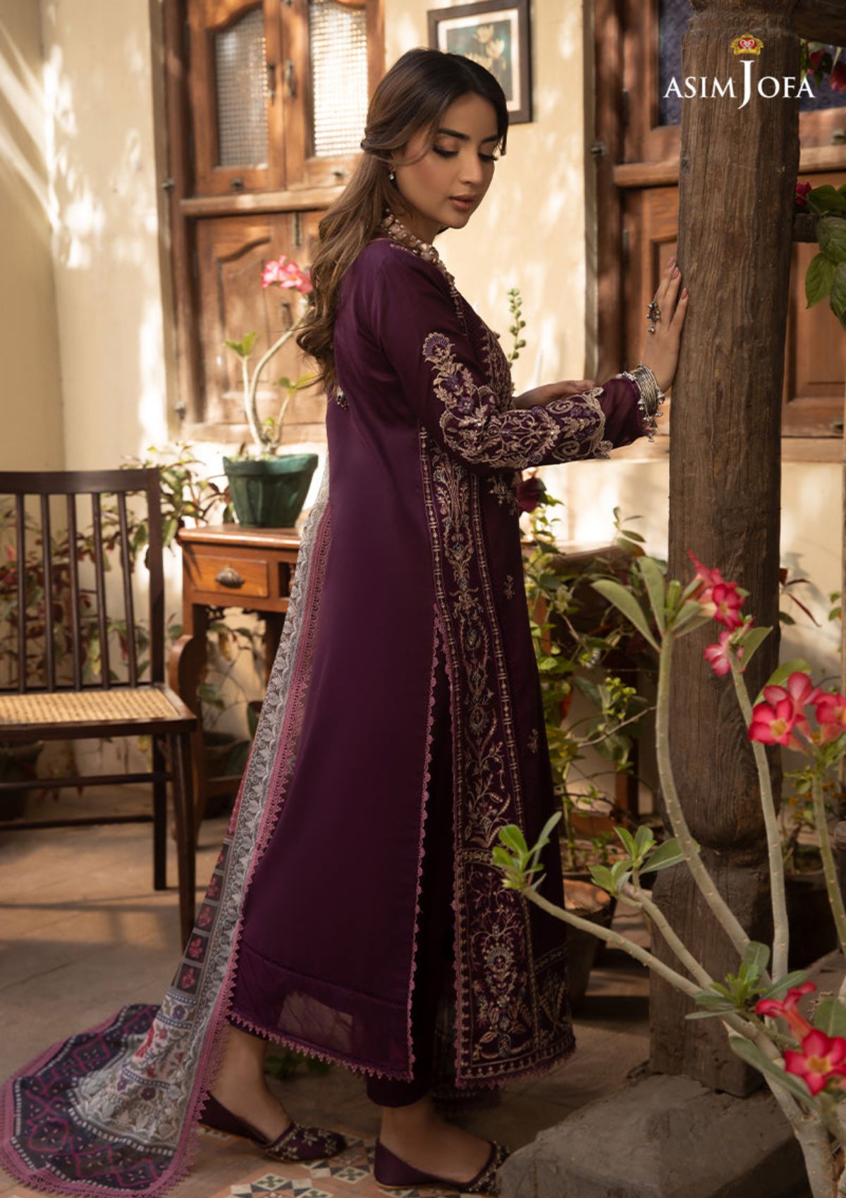 Lawn Collection - Asim Jofa - Zarq Barq - AJZB#2 - Official Asim Jofa - Agha Fabrics UK