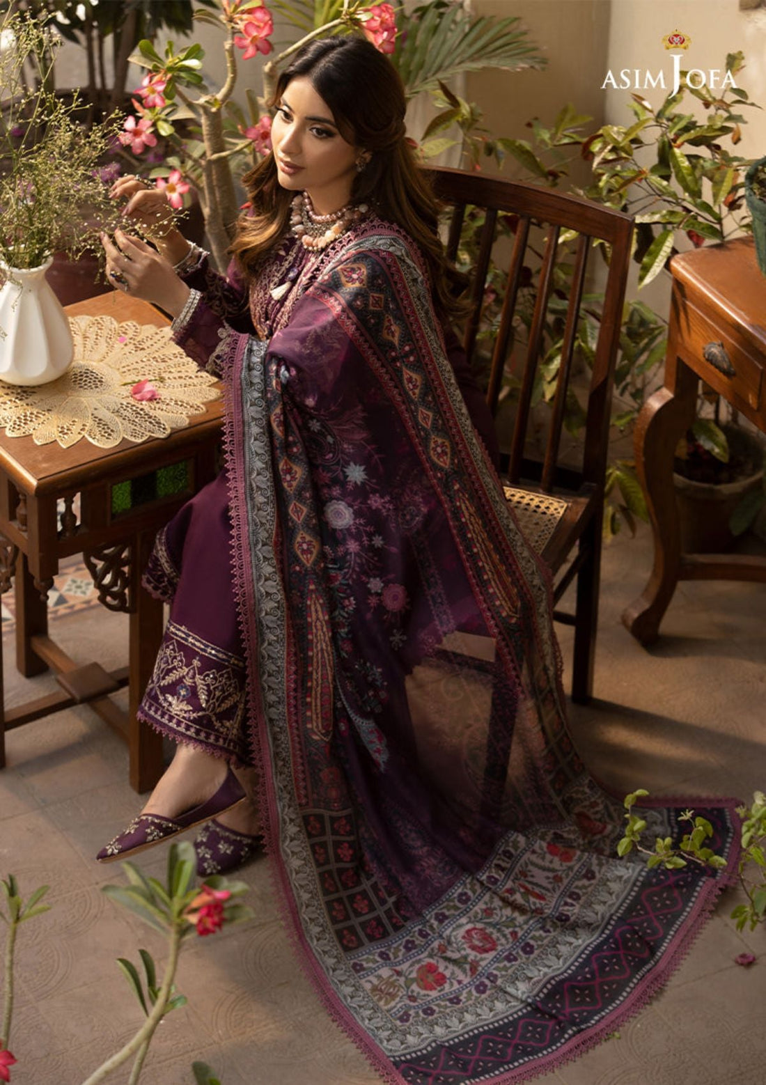Lawn Collection - Asim Jofa - Zarq Barq - AJZB#2 - Official Asim Jofa - Agha Fabrics UK