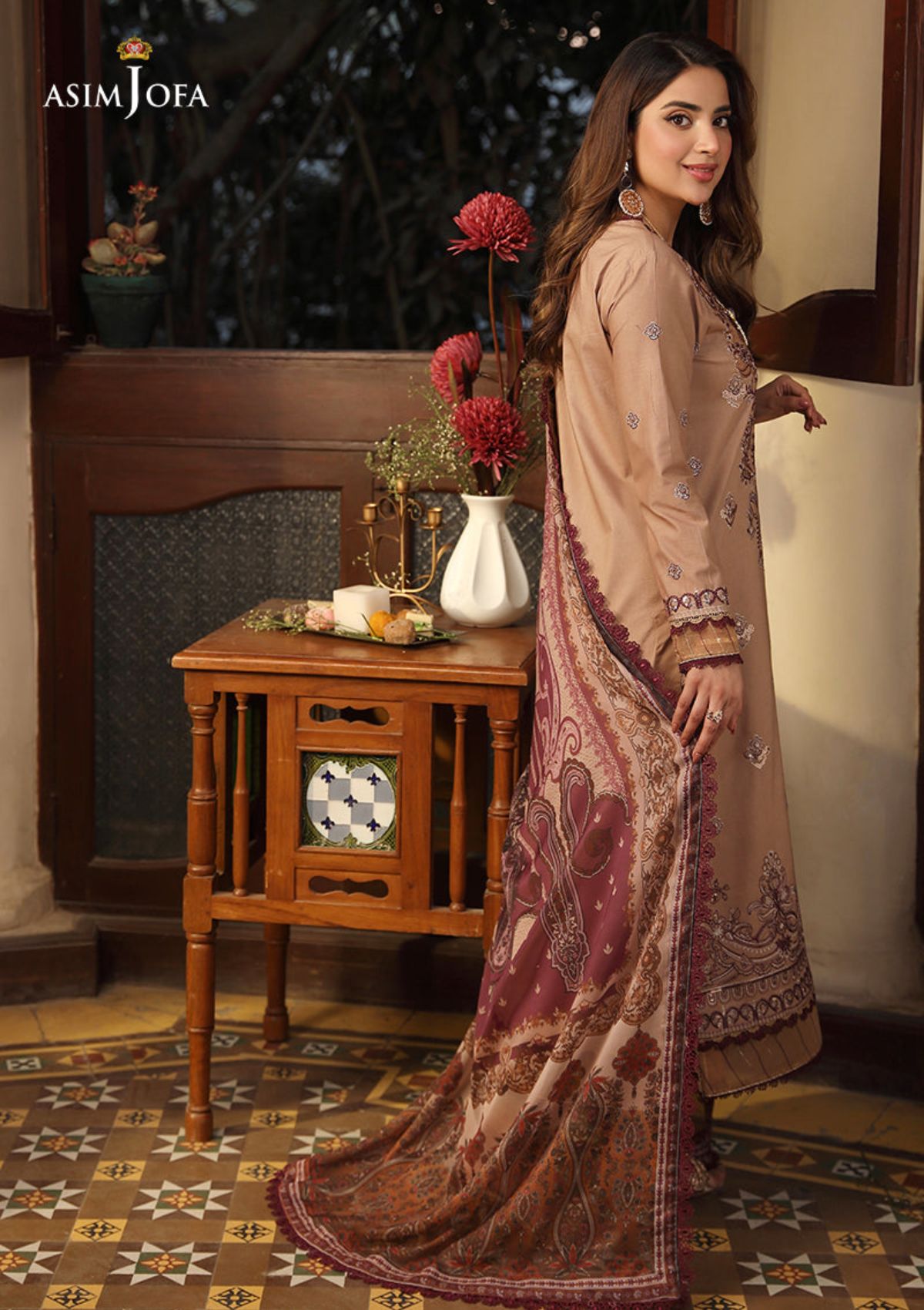 Lawn Collection - Asim Jofa - Zarq Barq - AJZB#20 - Official Asim Jofa - Agha Fabrics UK