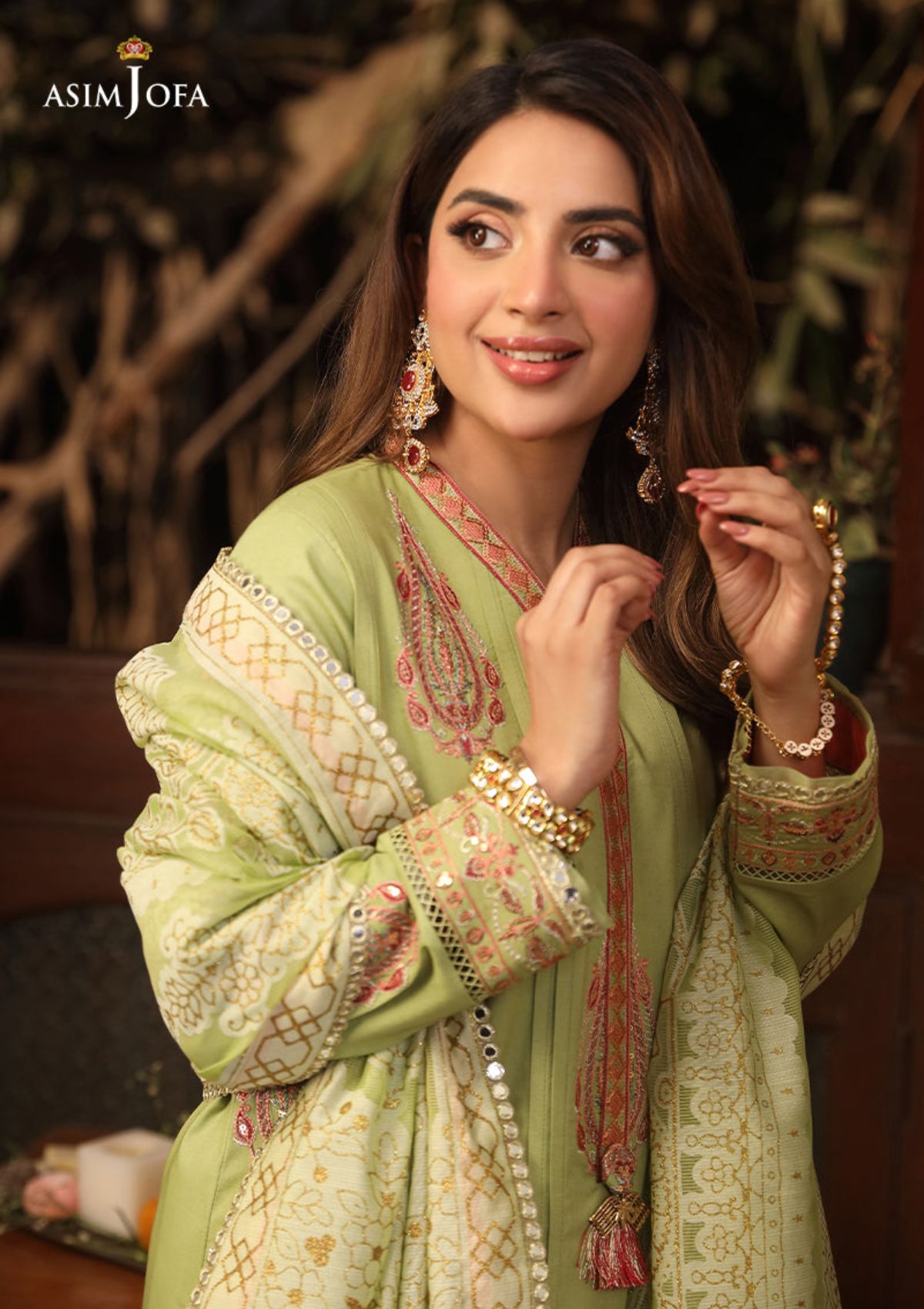 Lawn Collection - Asim Jofa - Zarq Barq - AJZB#24 - Official Asim Jofa - Agha Fabrics UK