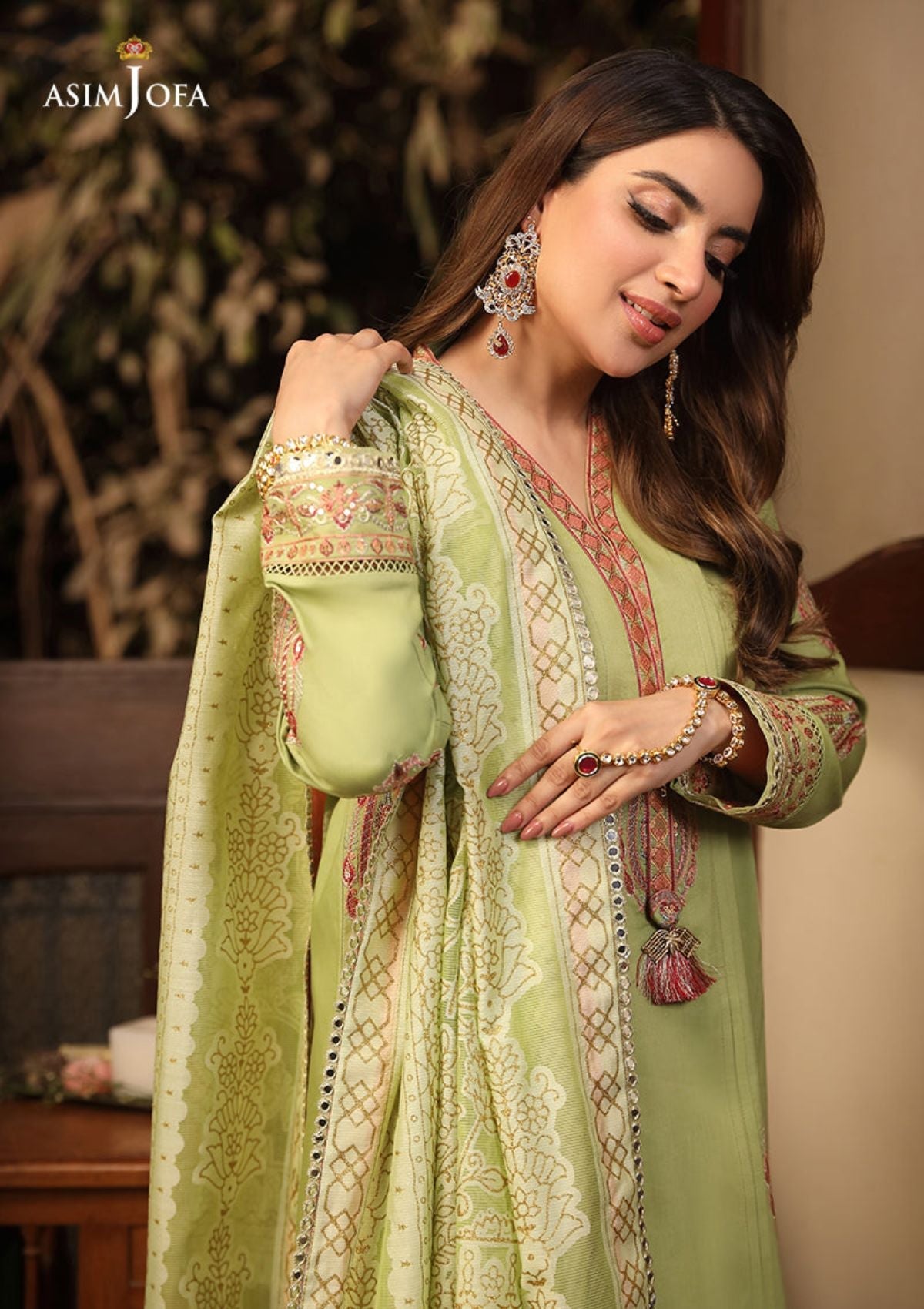 Lawn Collection - Asim Jofa - Zarq Barq - AJZB#24 - Official Asim Jofa - Agha Fabrics UK