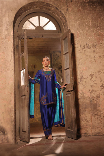 Wahaj M Khan | Banno Formals | Shalwar pant silk set