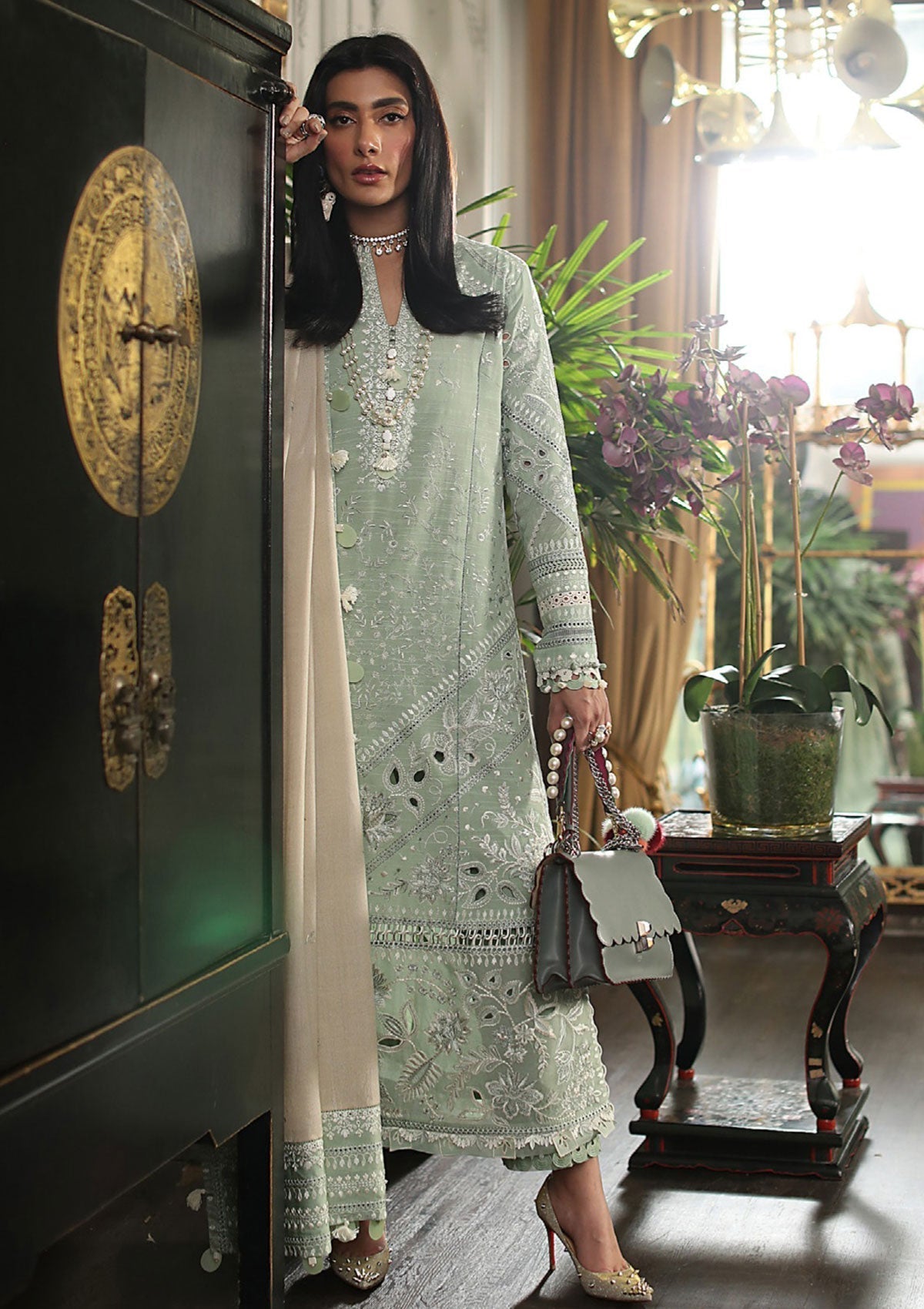 Winter Collection - Elan - Unstitched - D#08 (Ainaz)