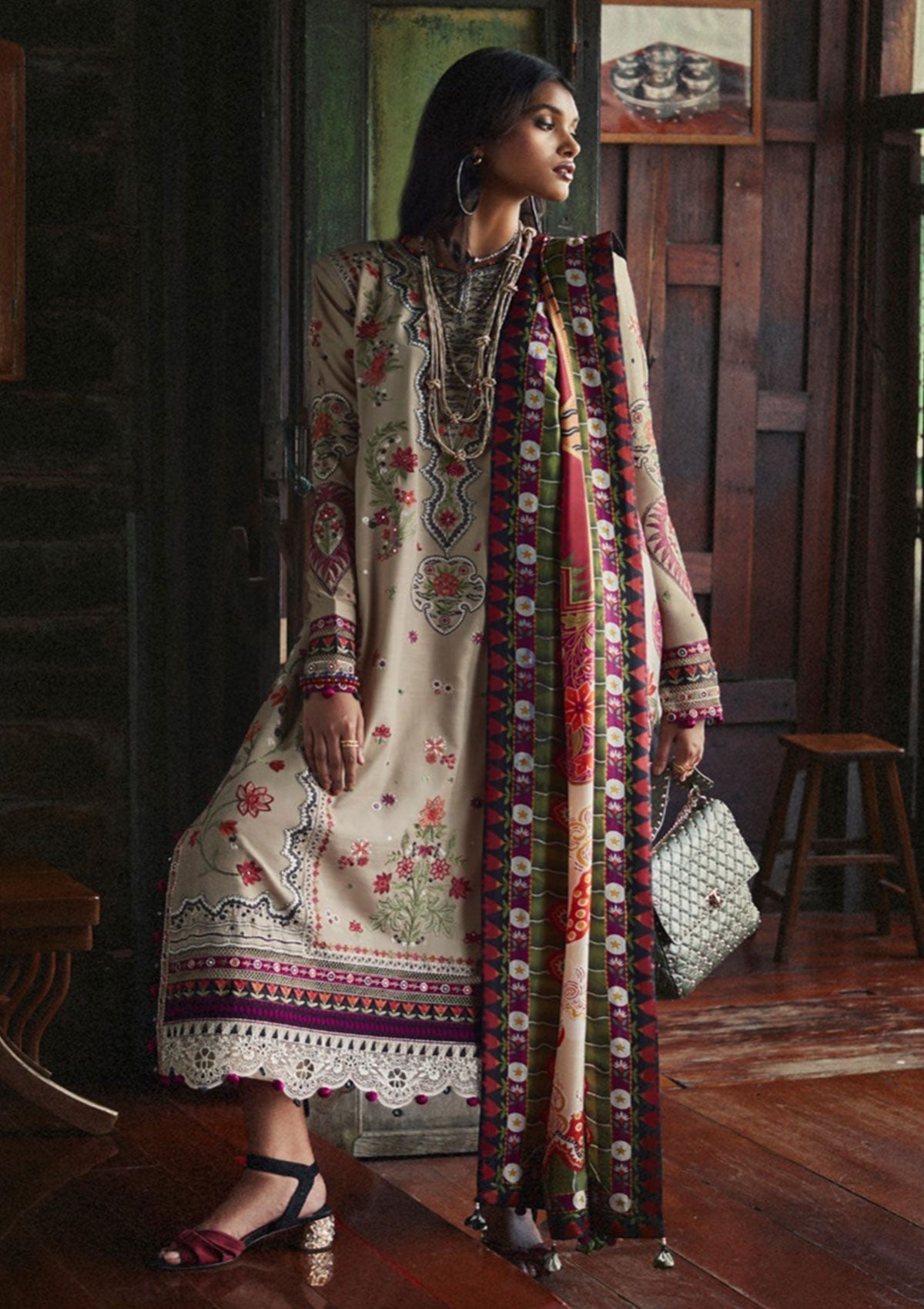 Winter Collection - Elan - Unstitched - D#09 (Berina)