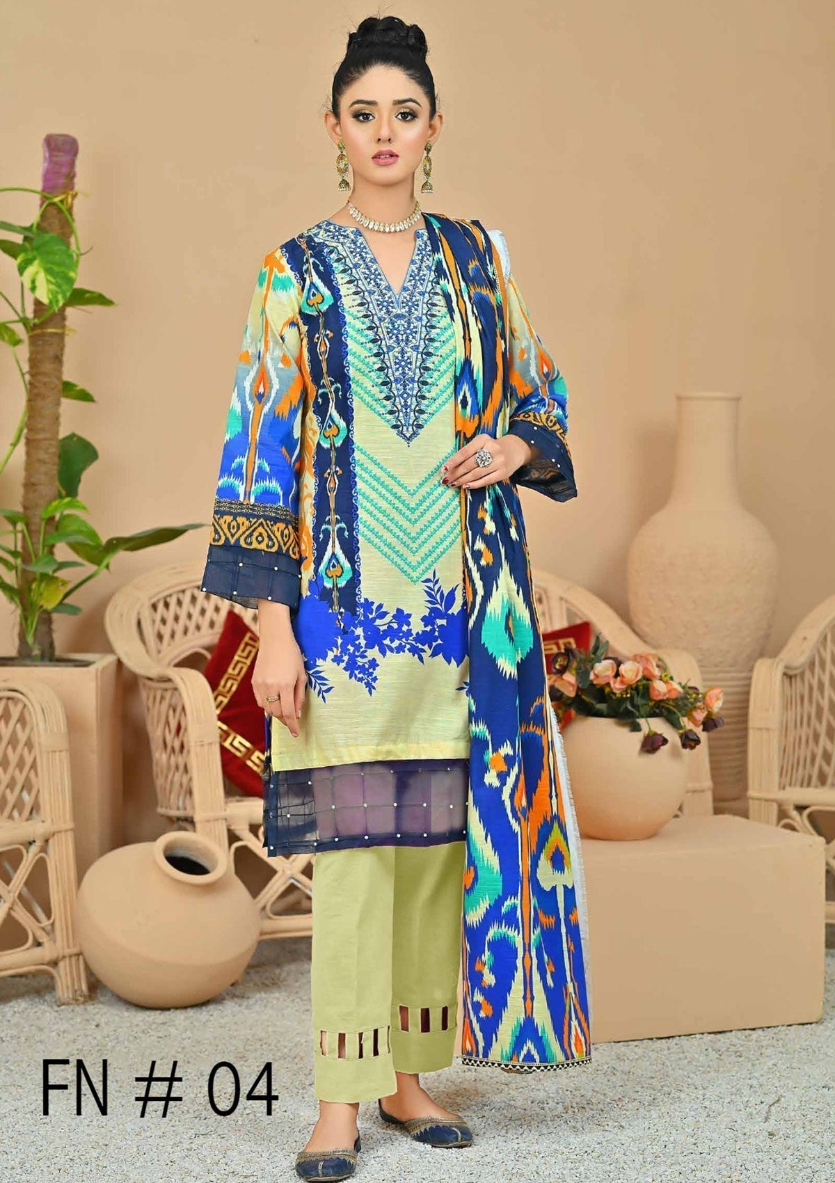 Winter Collection - Fiza Noor - Zarminay - Khaddar - FN#04