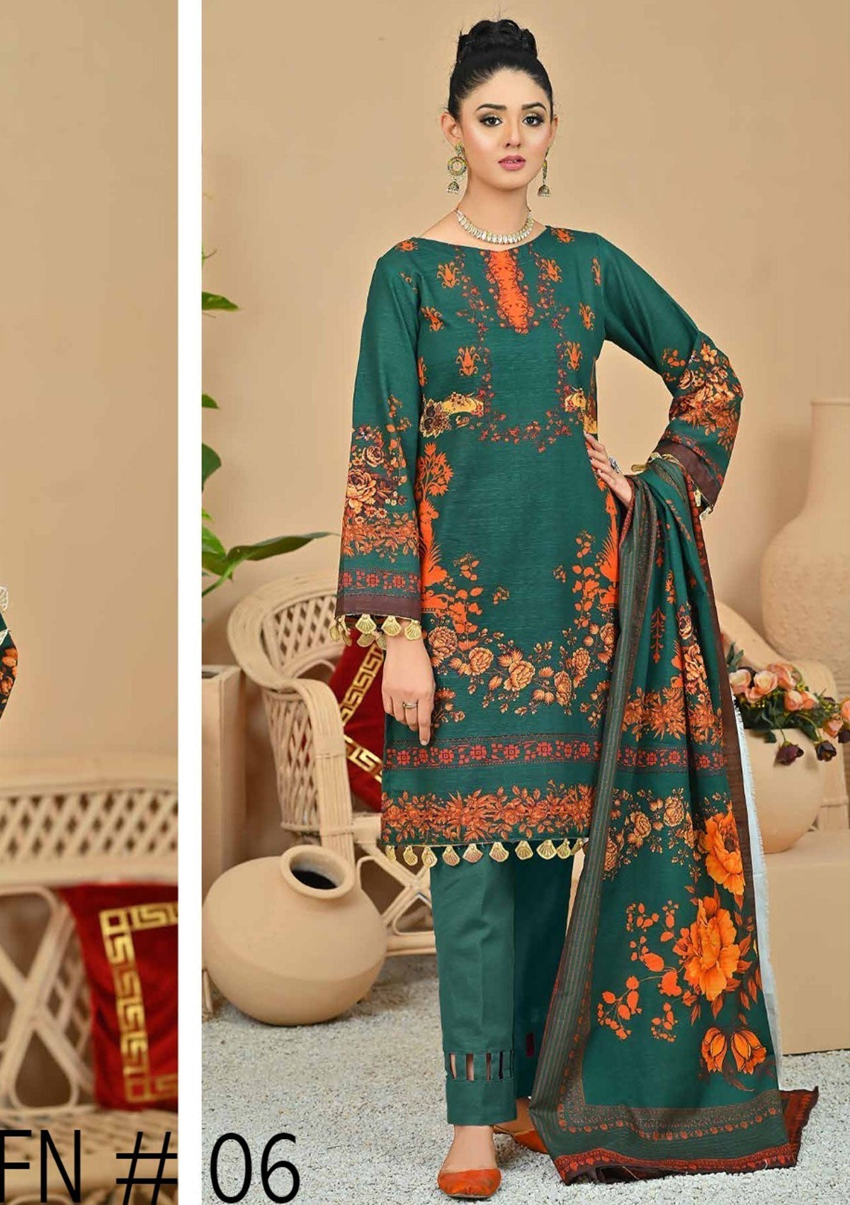 Winter Collection - Fiza Noor - Zarminay - Khaddar - FN#06