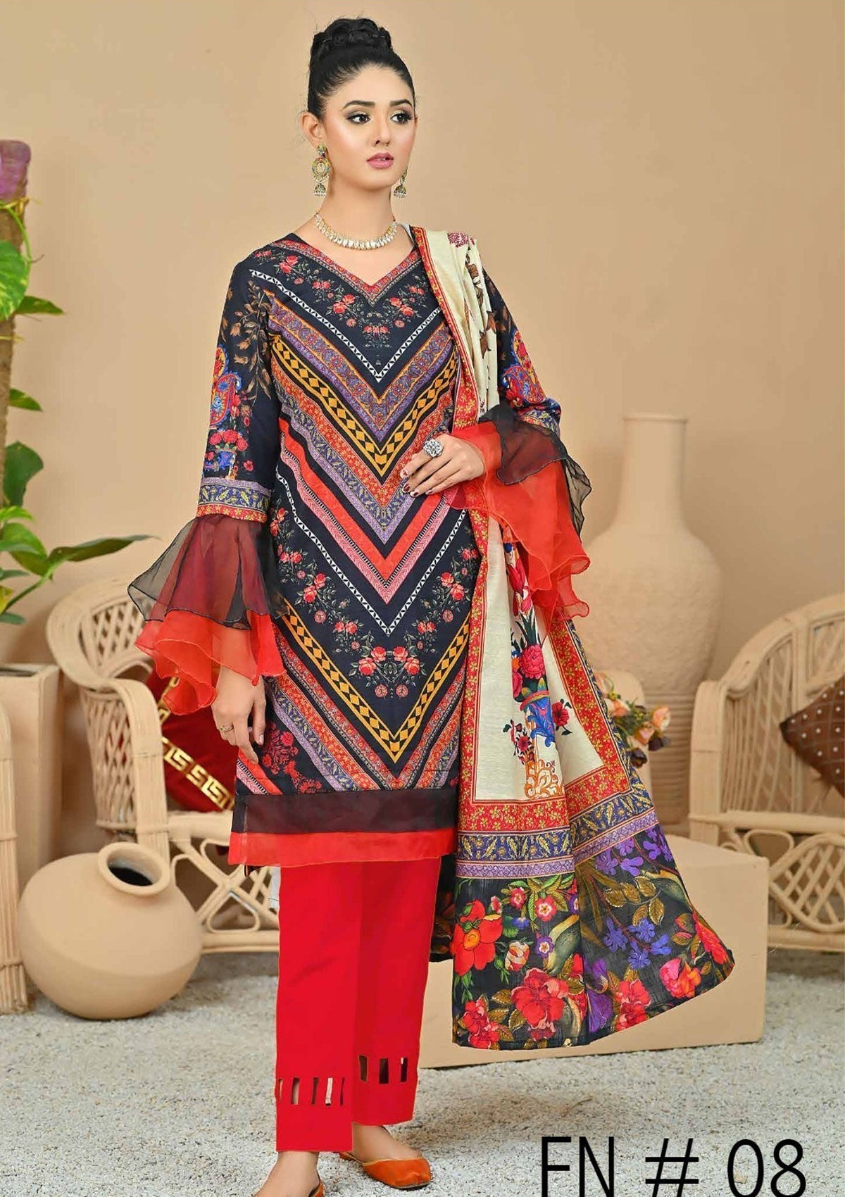 Winter Collection - Fiza Noor - Zarminay - Khaddar - FN#08