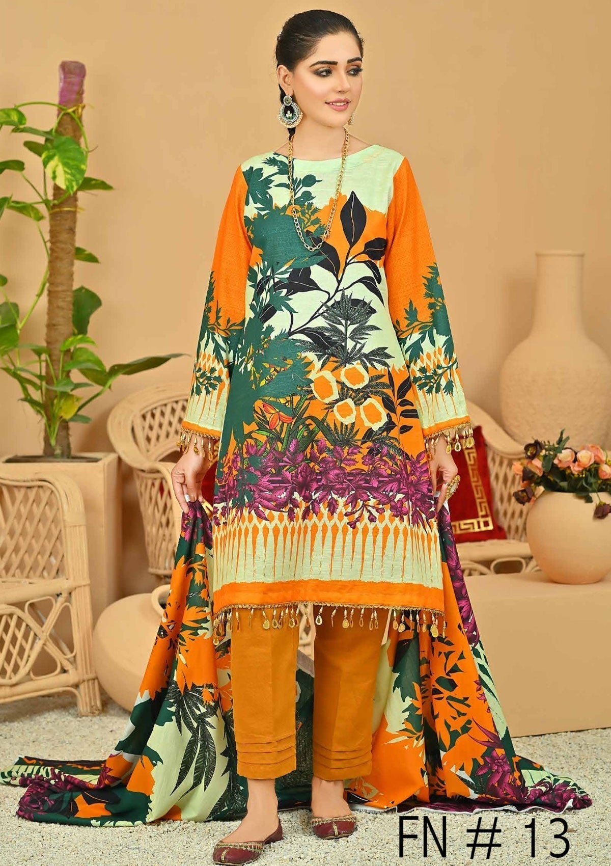 Winter Collection - Fiza Noor - Zarminay - Khaddar - FN#10