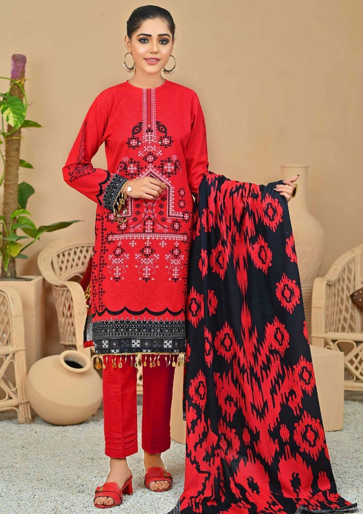 Winter Collection - Fiza Noor - Zarminay - Khaddar - FN#12