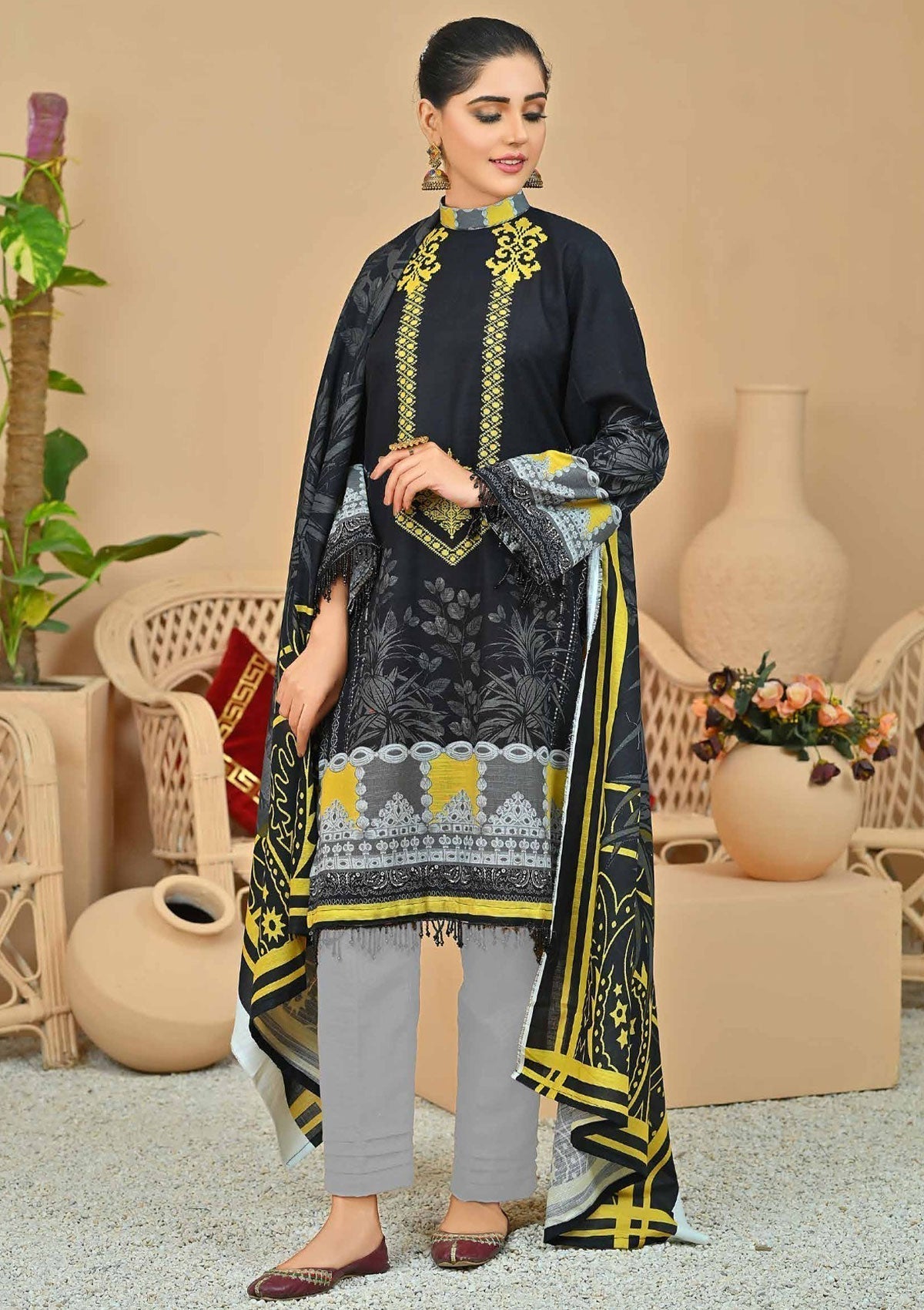 Winter Collection - Fiza Noor - Zarminay - Khaddar - FN#15