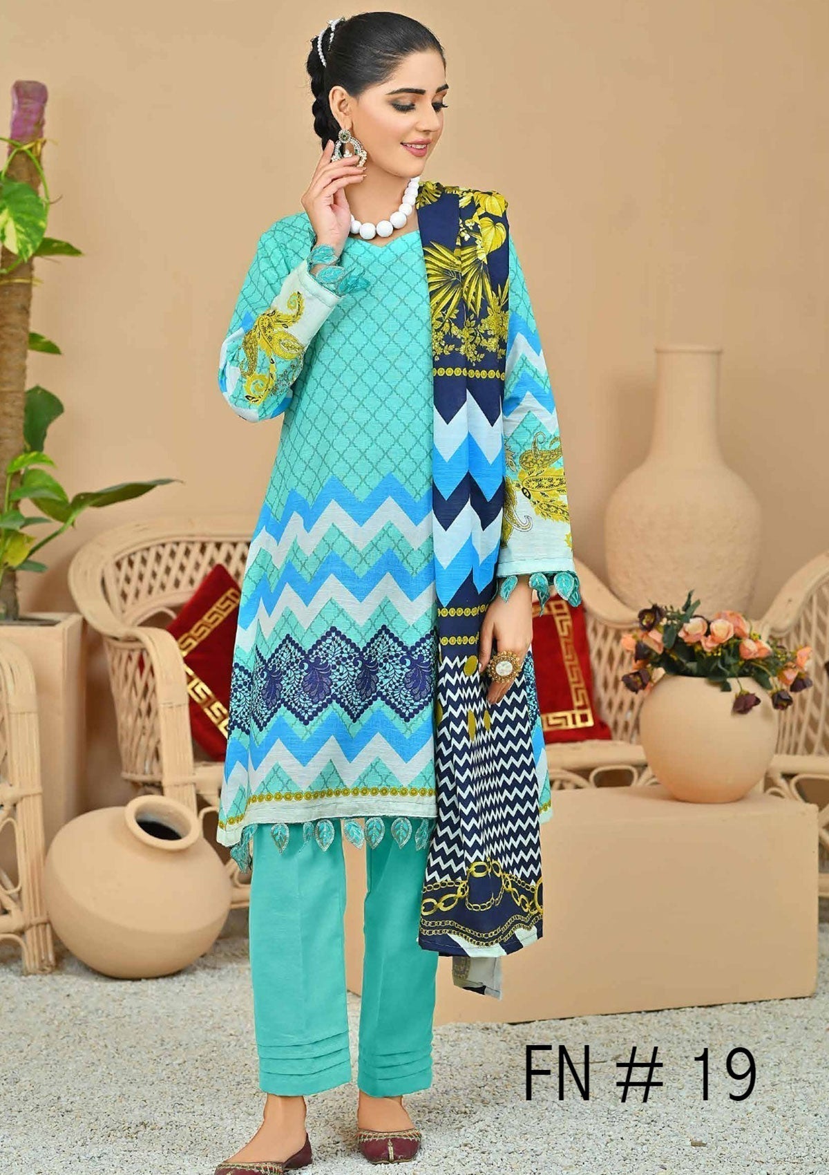 Winter Collection - Fiza Noor - Zarminay - Khaddar - FN#16 B