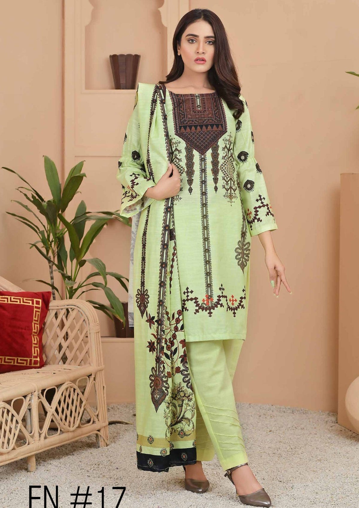 Winter Collection - Fiza Noor - Zarminay - Khaddar - FN#17