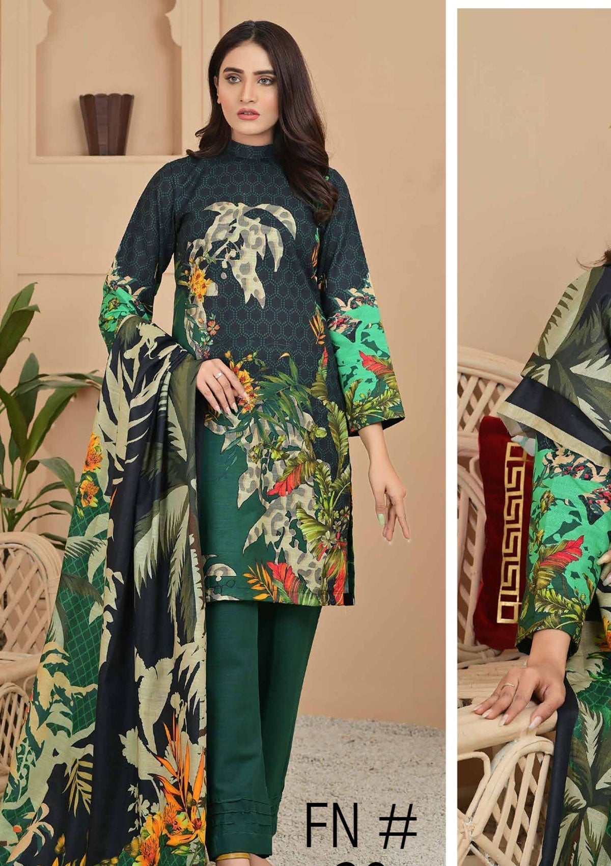 Winter Collection - Fiza Noor - Zarminay - Khaddar - FN#18
