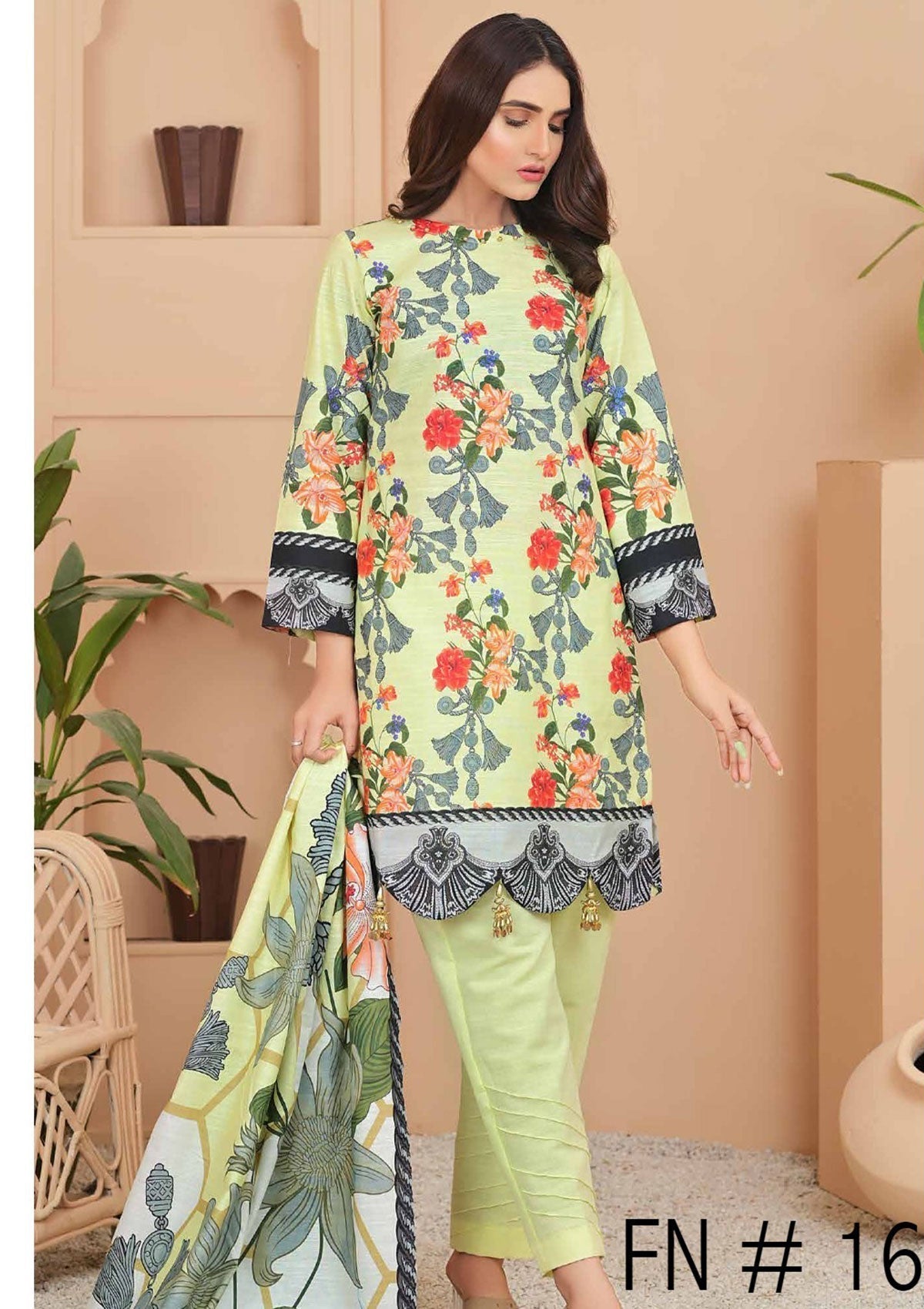 Winter Collection - Fiza Noor - Zarminay - Khaddar - FN#23