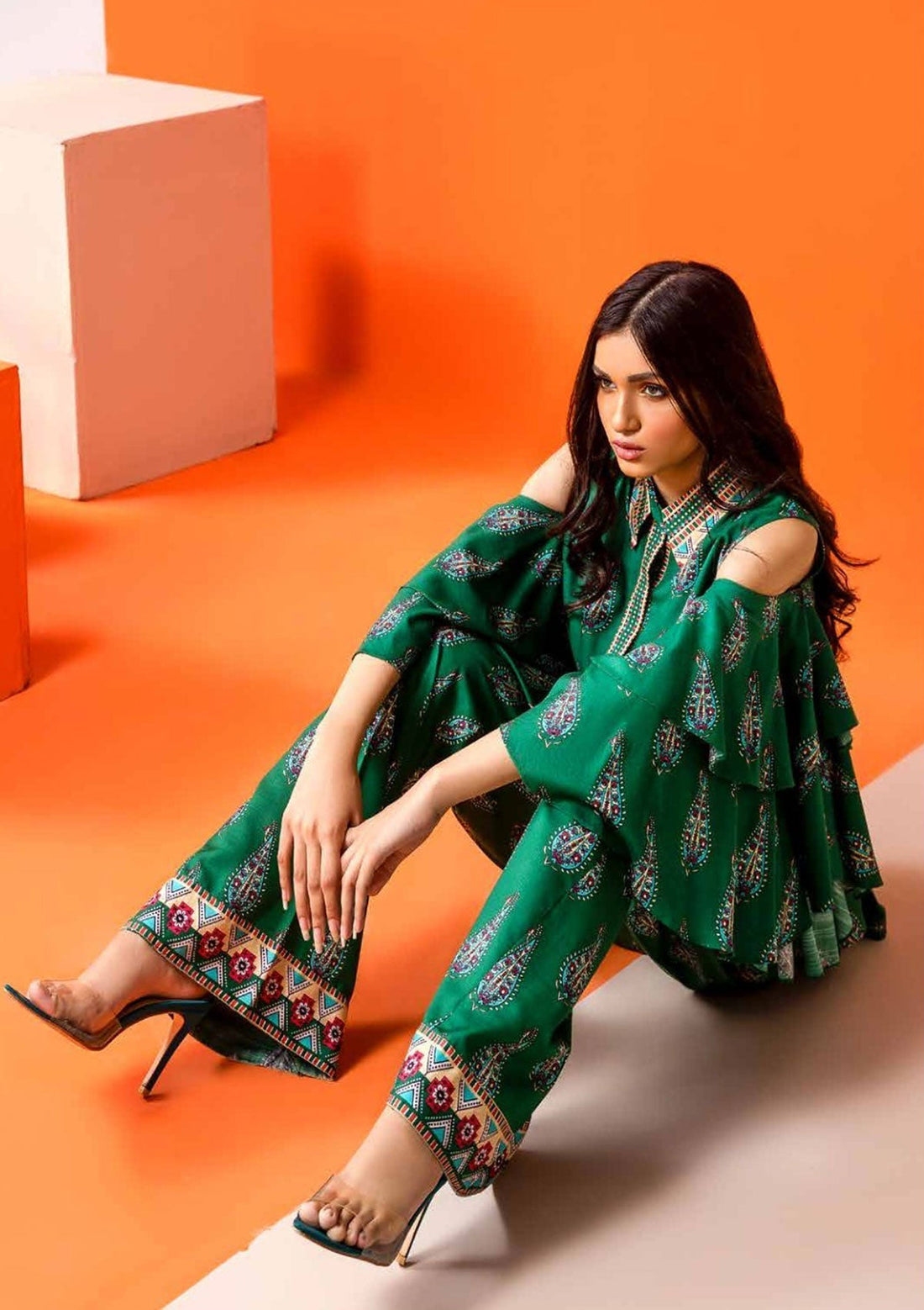 Winter Collection - Jahanara - Coral - CJ11#07 FA