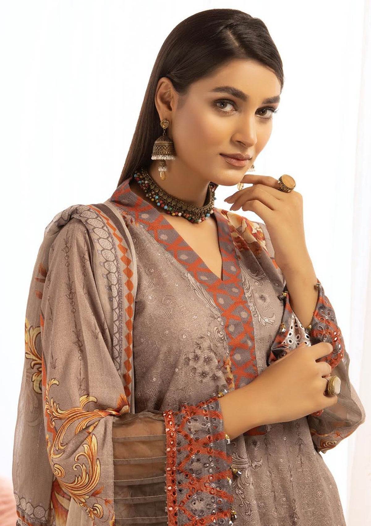 Winter Collection - Mahee's - Chikankari - Karandi - D#10