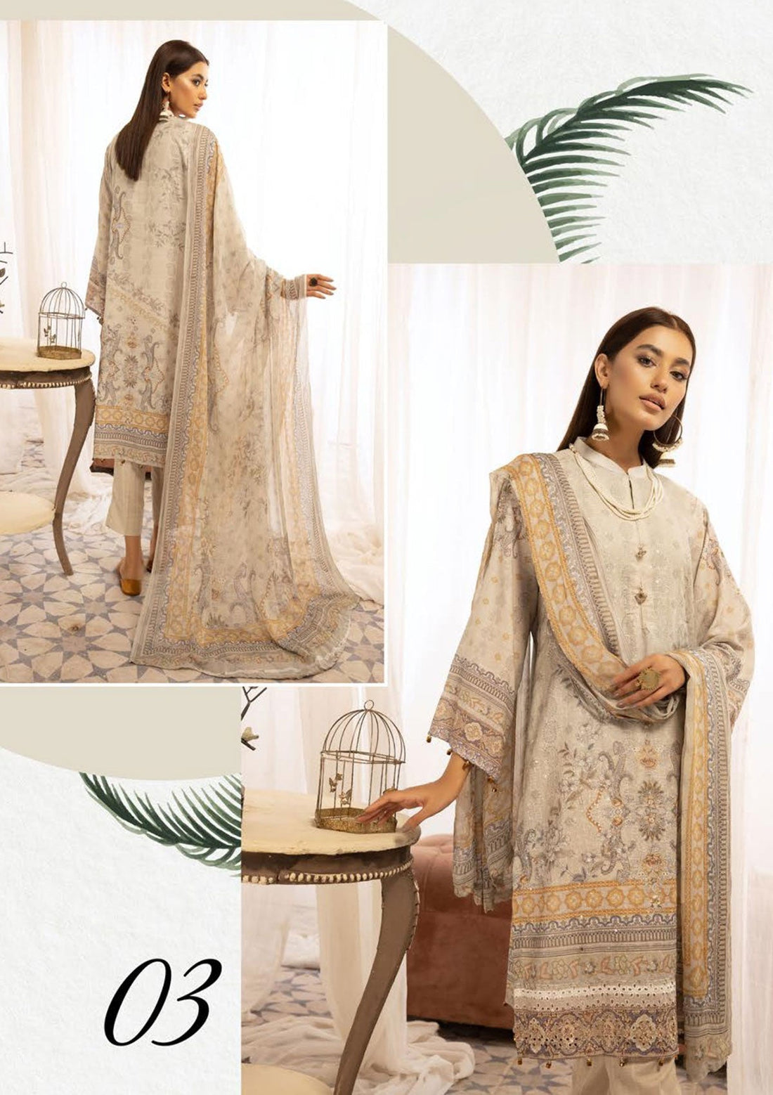 Winter Collection - Mahee's - Chikankari - Karandi - D#3