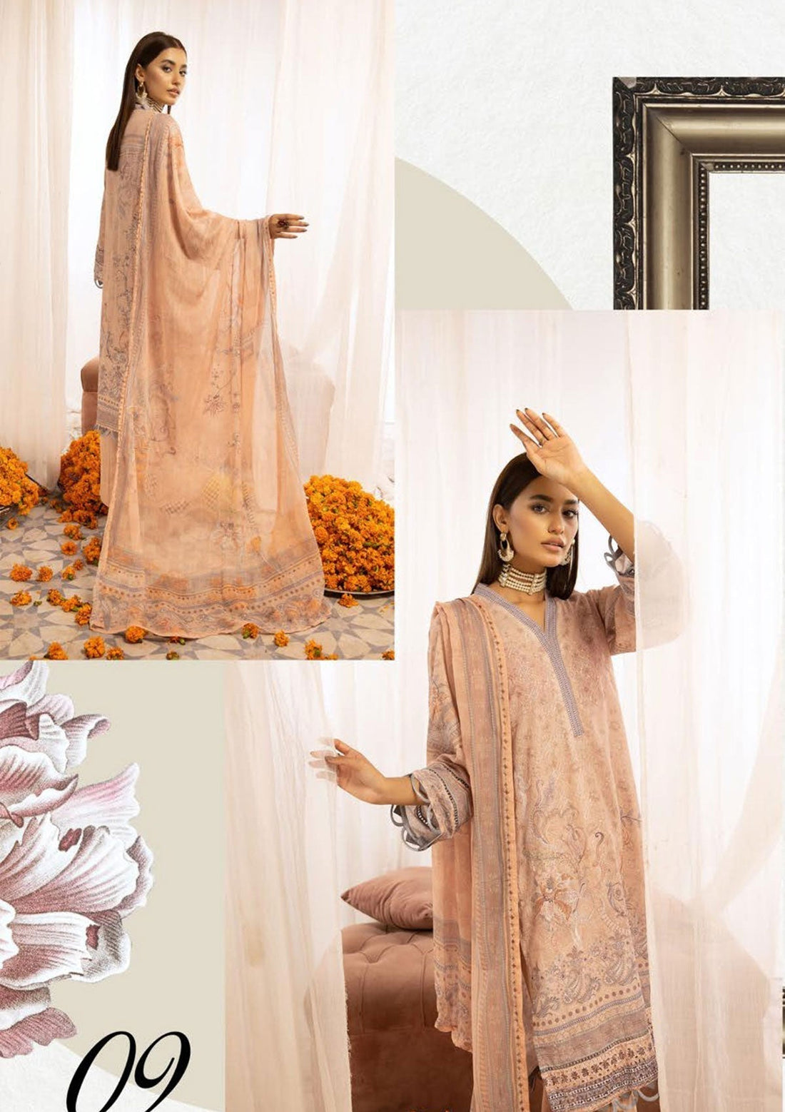 Winter Collection - Mahee's - Chikankari - Karandi - D#9