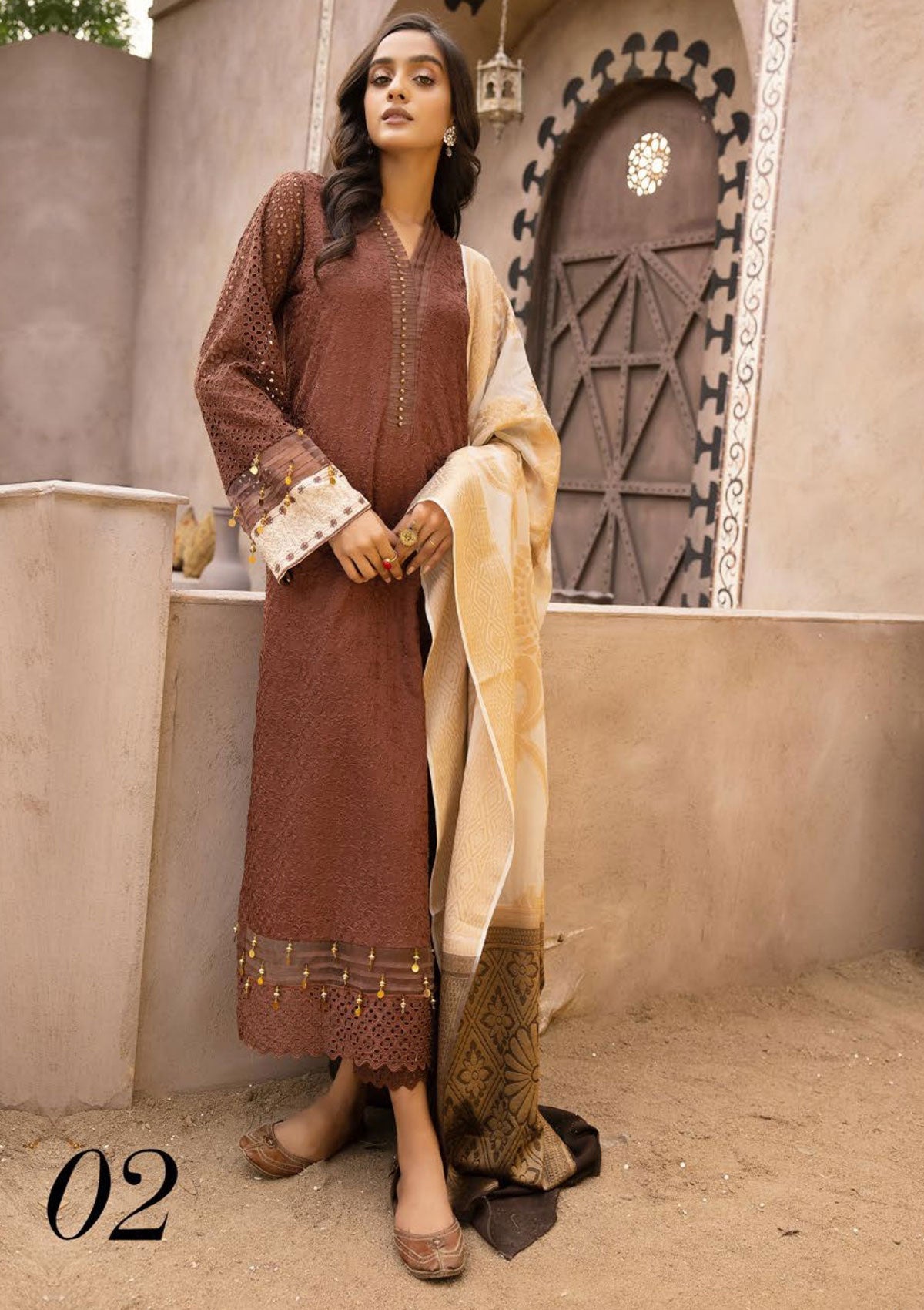 Winter Collection - Mahee's - Riaz Arts - Chikankari - MEC#02