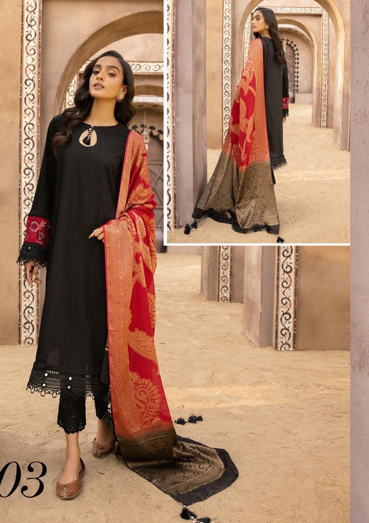 Winter Collection - Mahee's - Riaz Arts - Chikankari - MEC#03