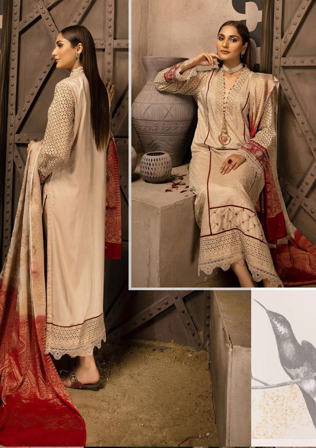 Winter Collection - Mahee's - Riaz Arts - Chikankari - MEC#05