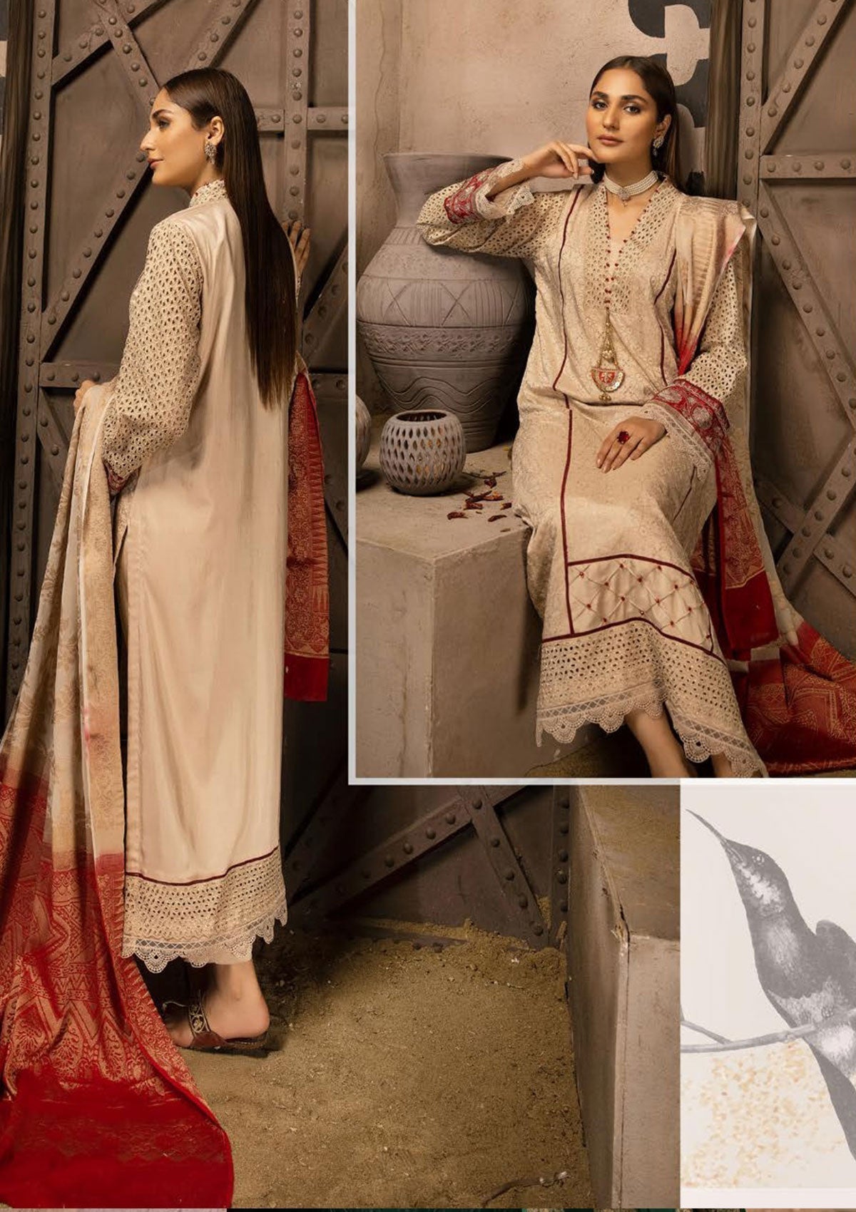 Winter Collection - Mahee's - Riaz Arts - Chikankari - MEC#05
