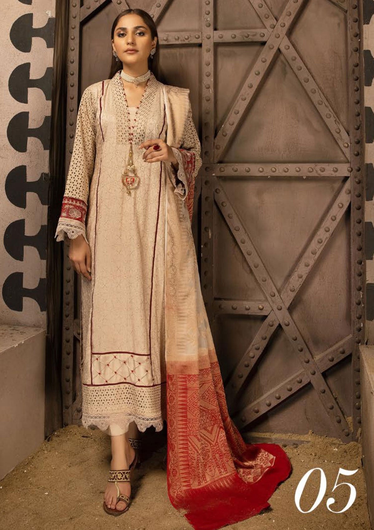 Winter Collection - Mahee's - Riaz Arts - Chikankari - MEC#05