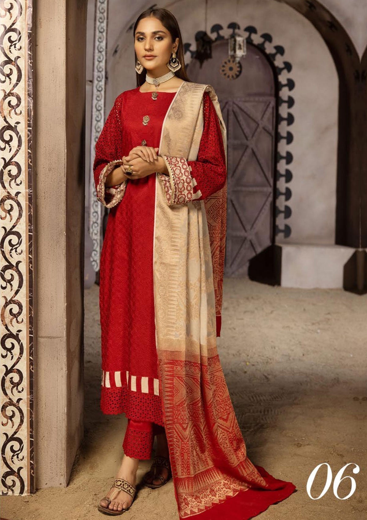 Winter Collection - Mahee's - Riaz Arts - Chikankari - MEC#06