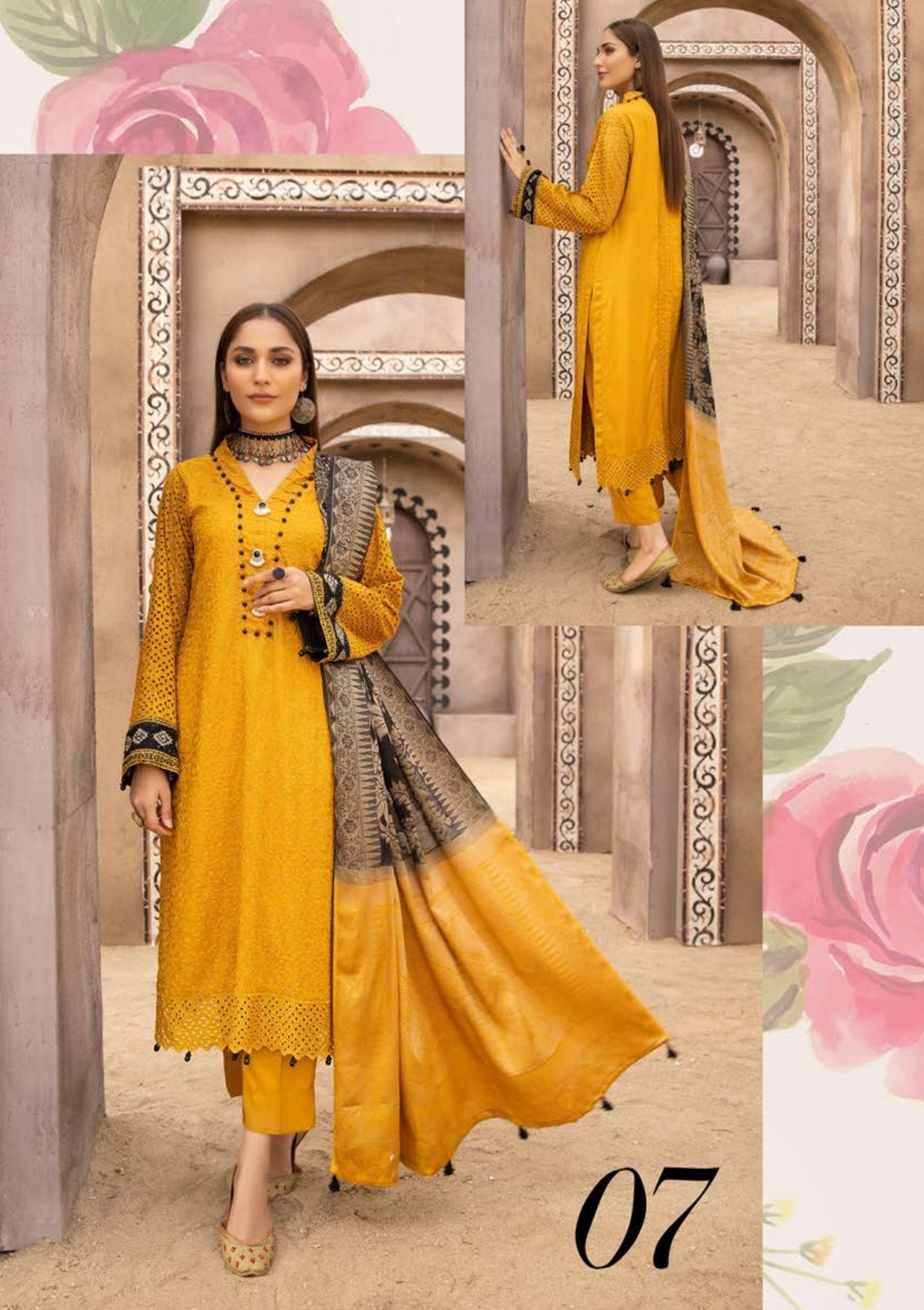 Winter Collection - Mahee's - Riaz Arts - Chikankari - MEC#07
