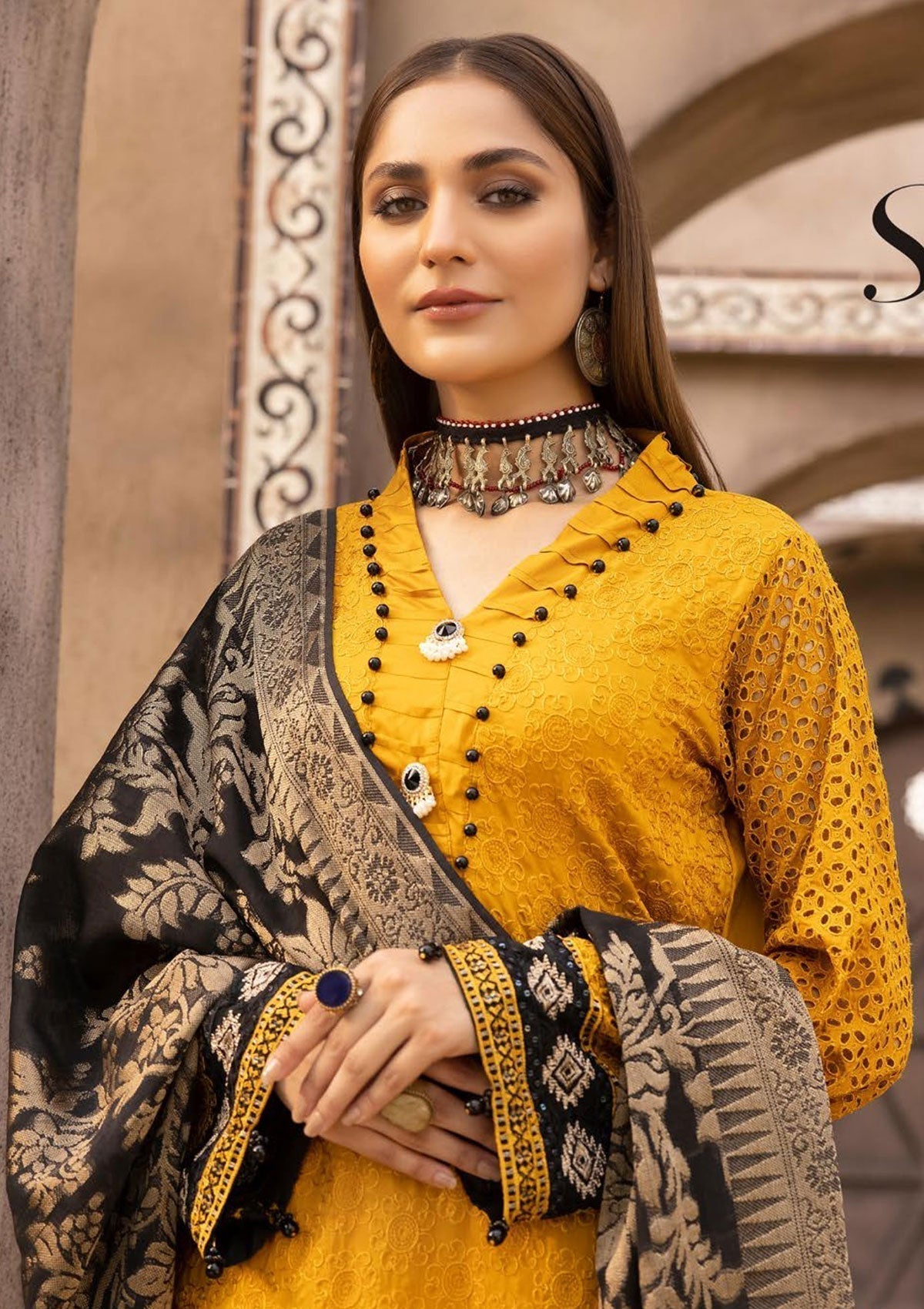 Winter Collection - Mahee's - Riaz Arts - Chikankari - MEC#07