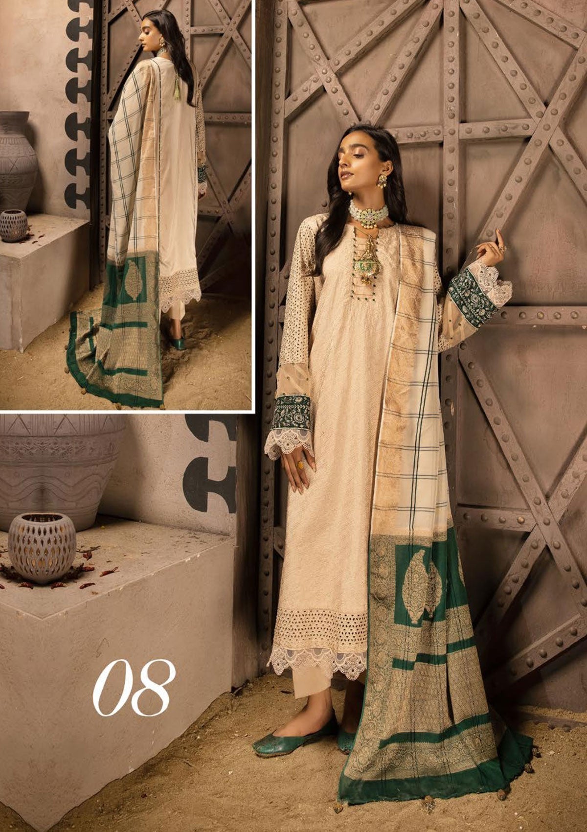 Winter Collection - Mahee's - Riaz Arts - Chikankari - MEC#08