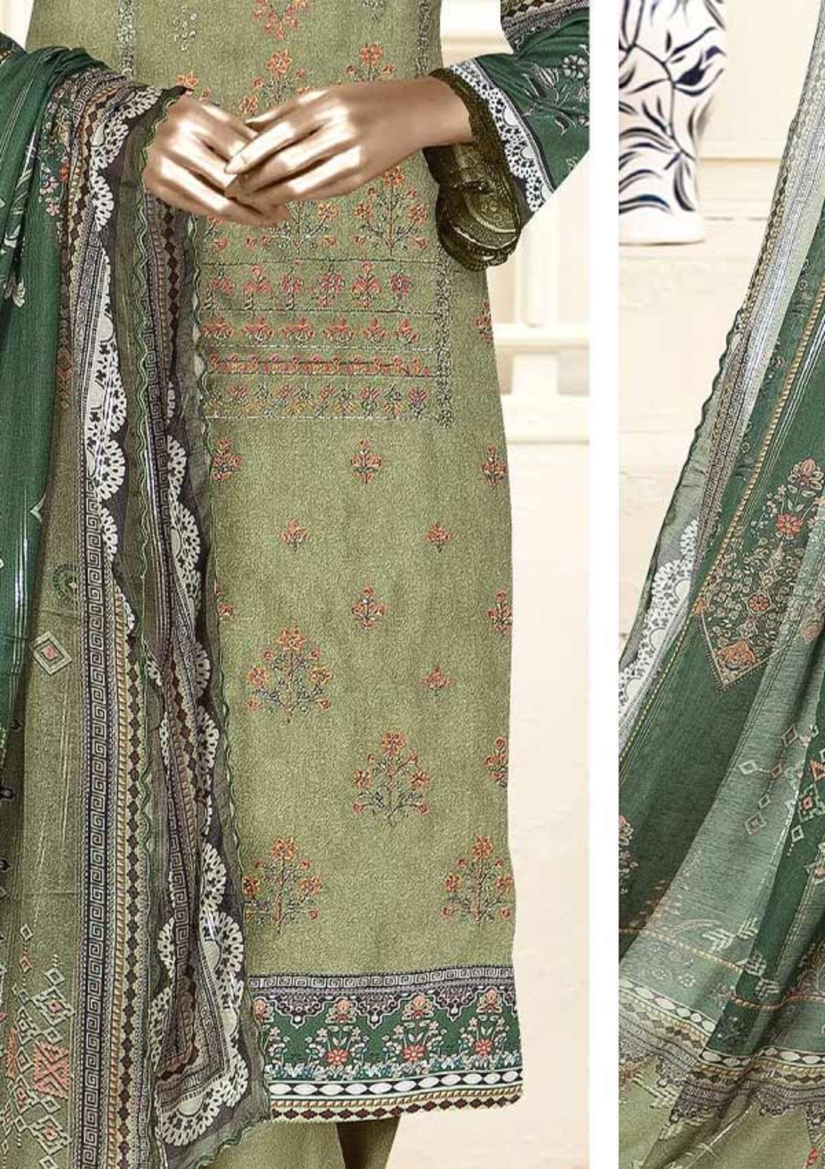 Winter Collection - Malva - Musk - Emb Viscose - 3Pcs - AJ#05