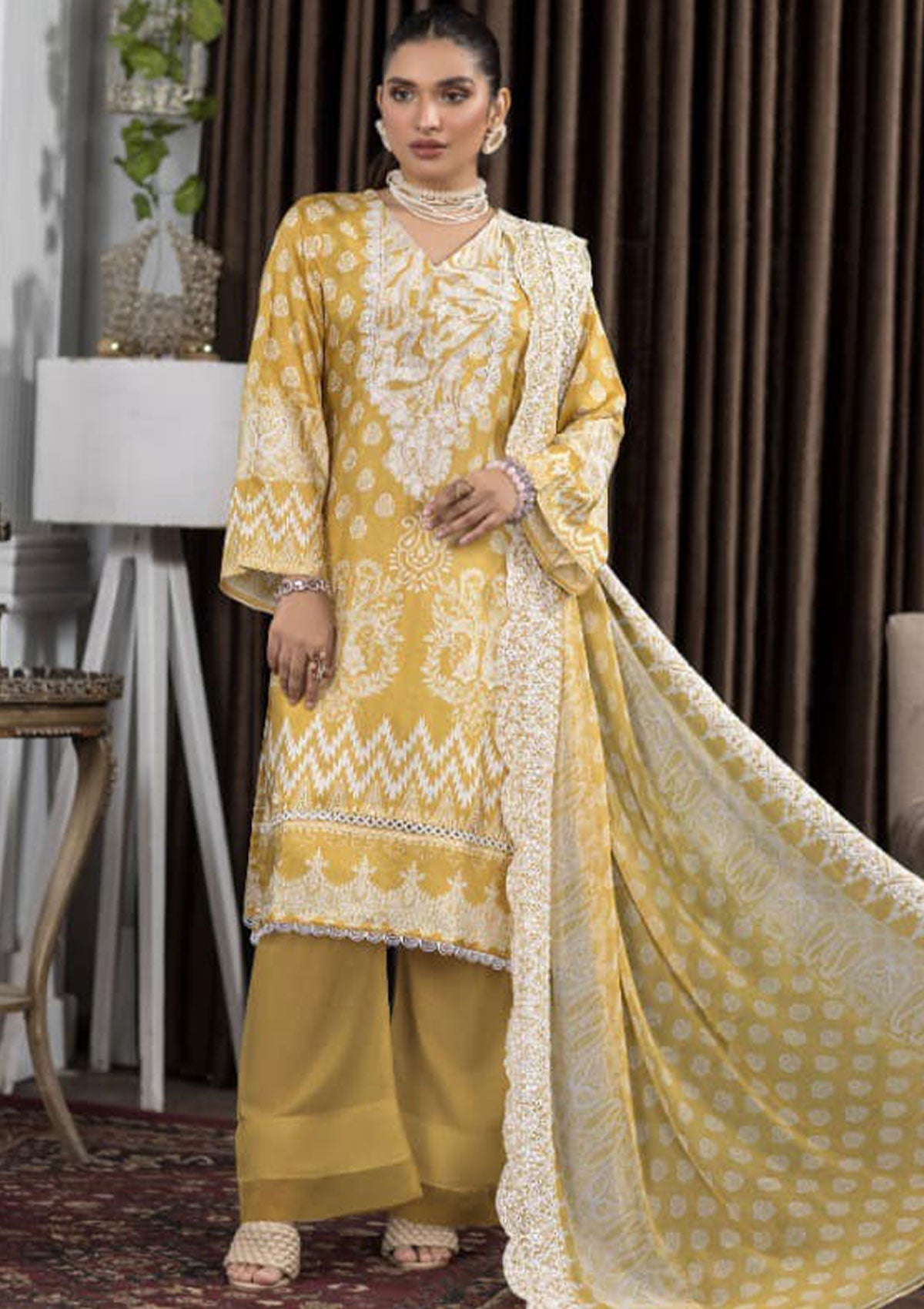 Winter Collection - Manizay - Premium D/P - Chunri - D#01