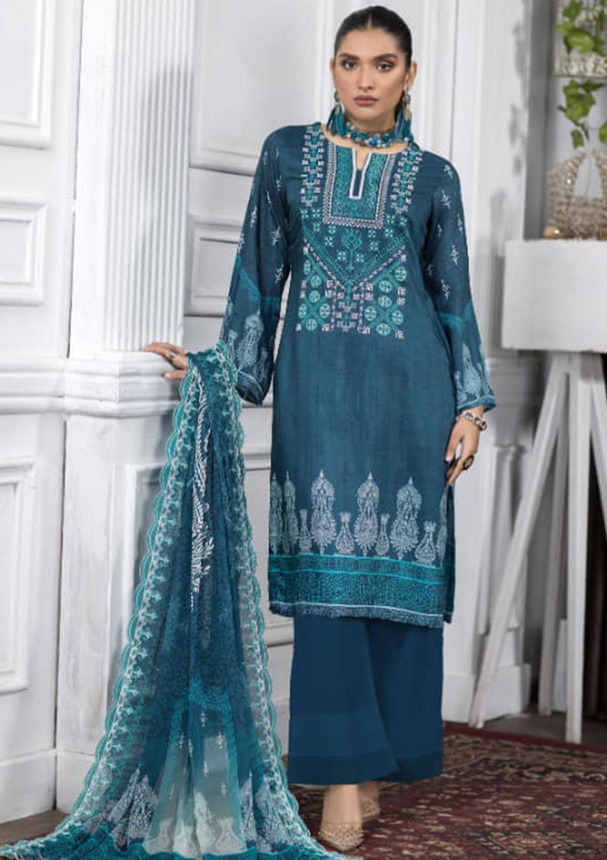 Winter Collection - Manizay - Premium D/P - Chunri - D#02