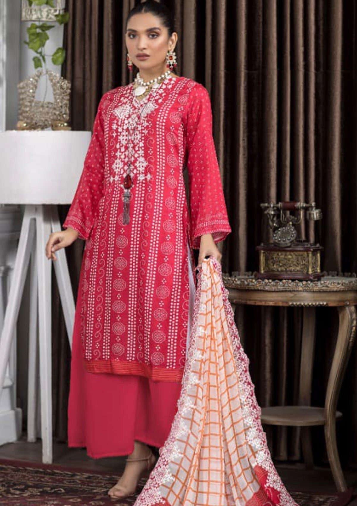 Winter Collection - Manizay - Premium D/P - Chunri - D#04