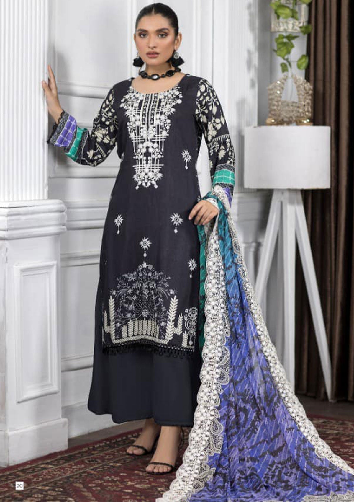 Winter Collection - Manizay - Premium D/P - Chunri - D#05