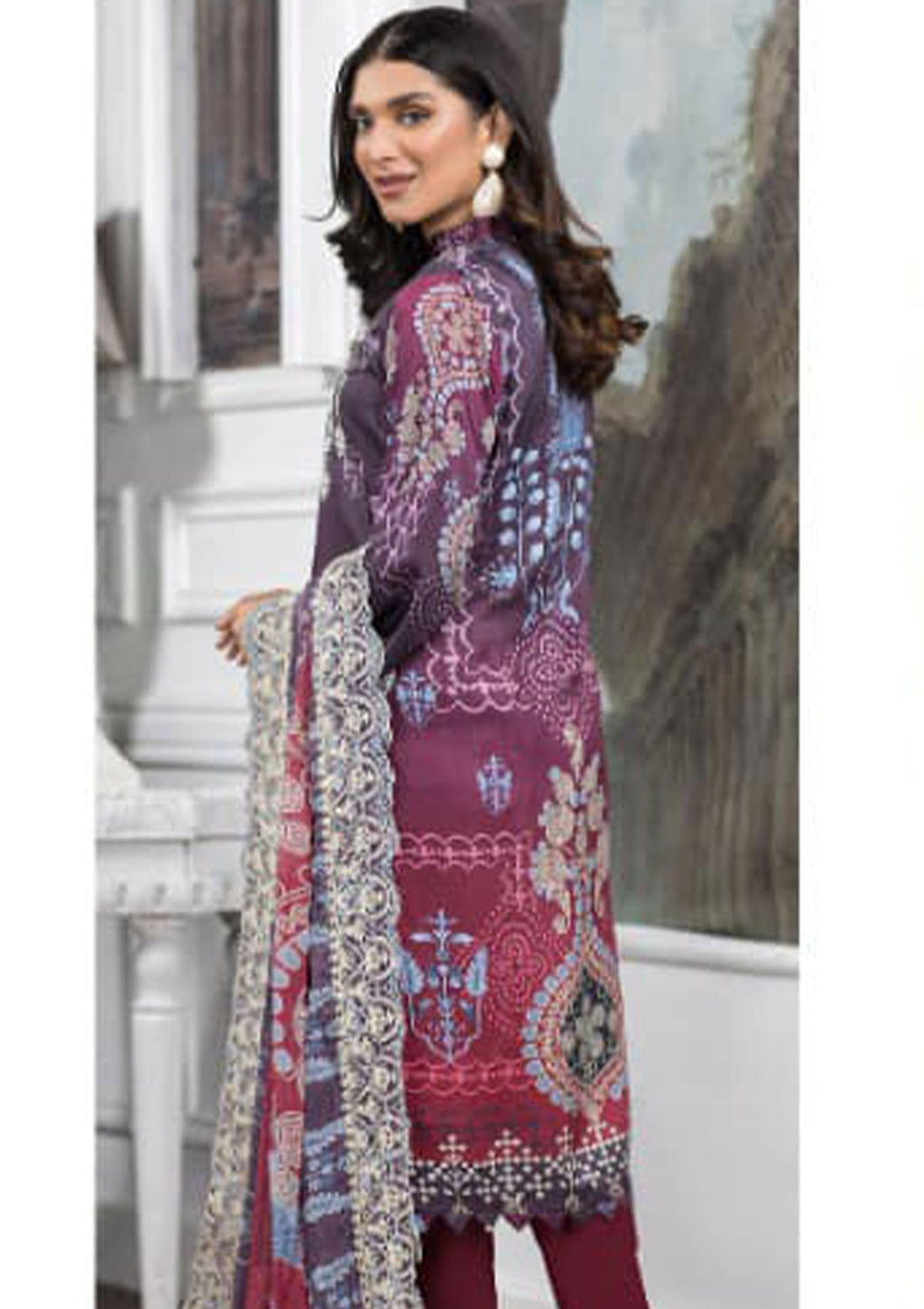 Winter Collection - Manizay - Premium D/P - Chunri - D#07
