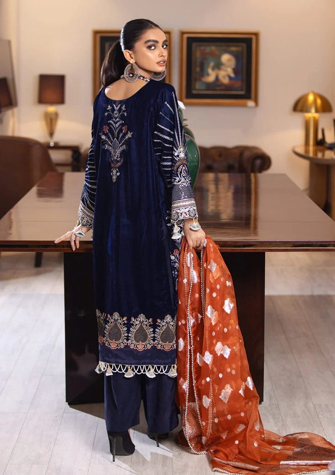 Winter Collection - Marjjan - Memsaab - Velvet - WV#1