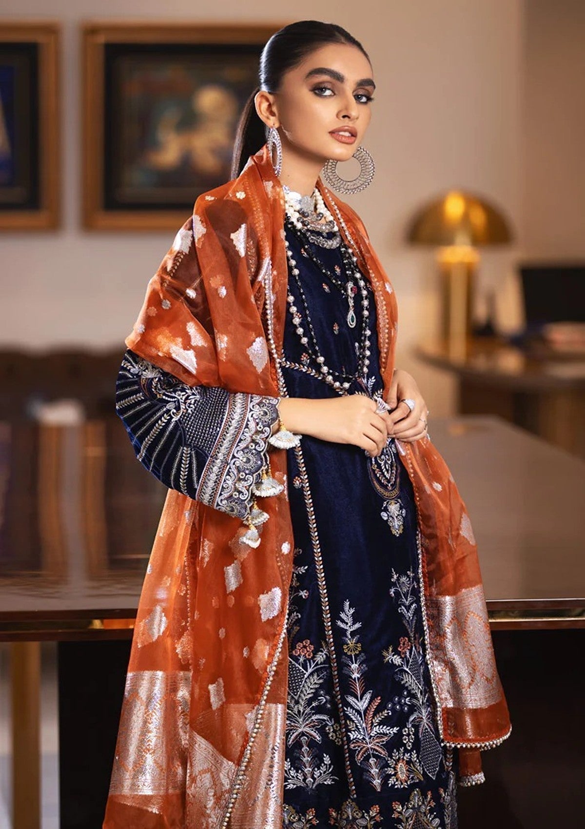 Winter Collection - Marjjan - Memsaab - Velvet - WV#1